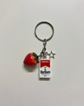 Strawberry & Cigs Keychain