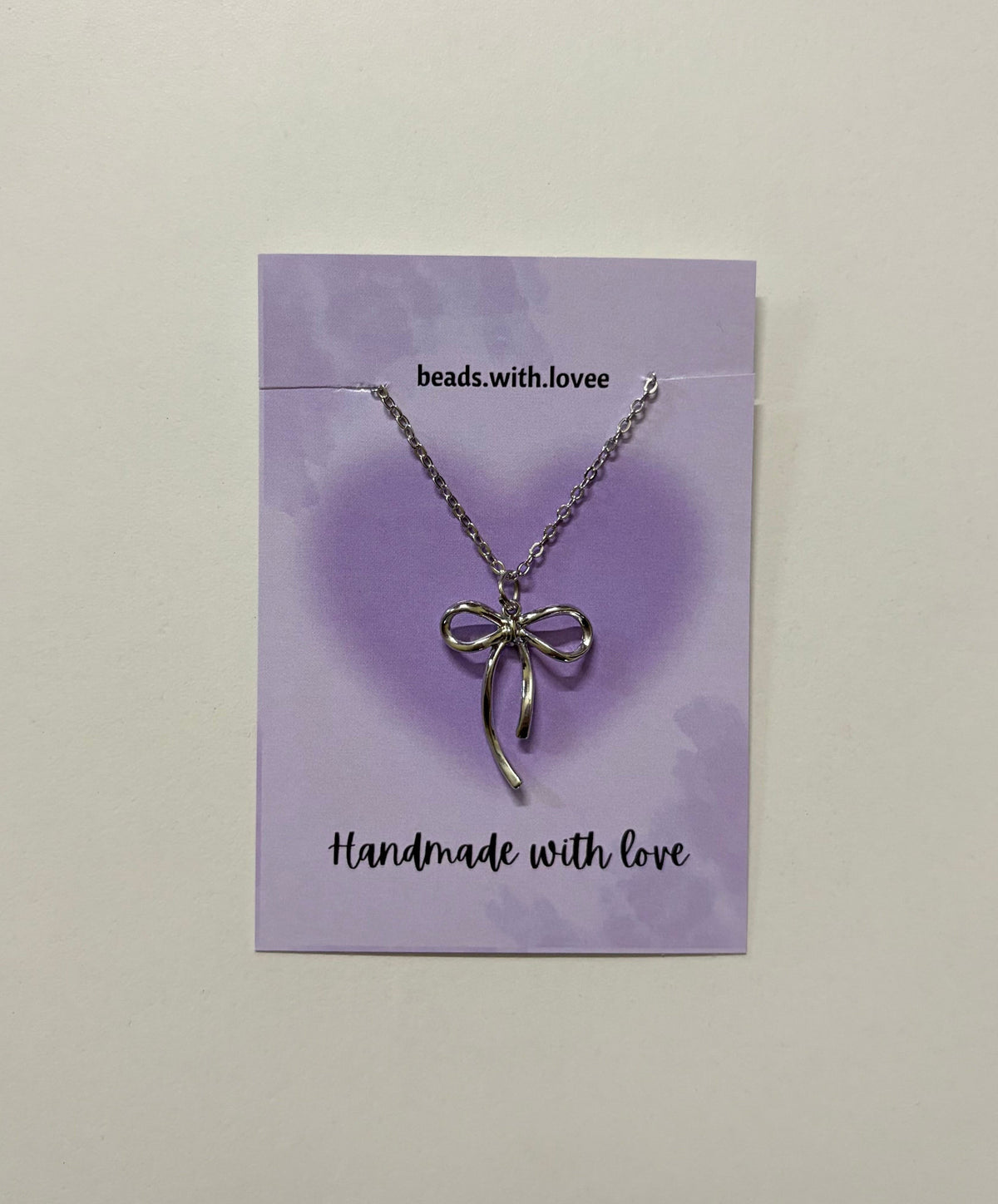 Bow Necklace