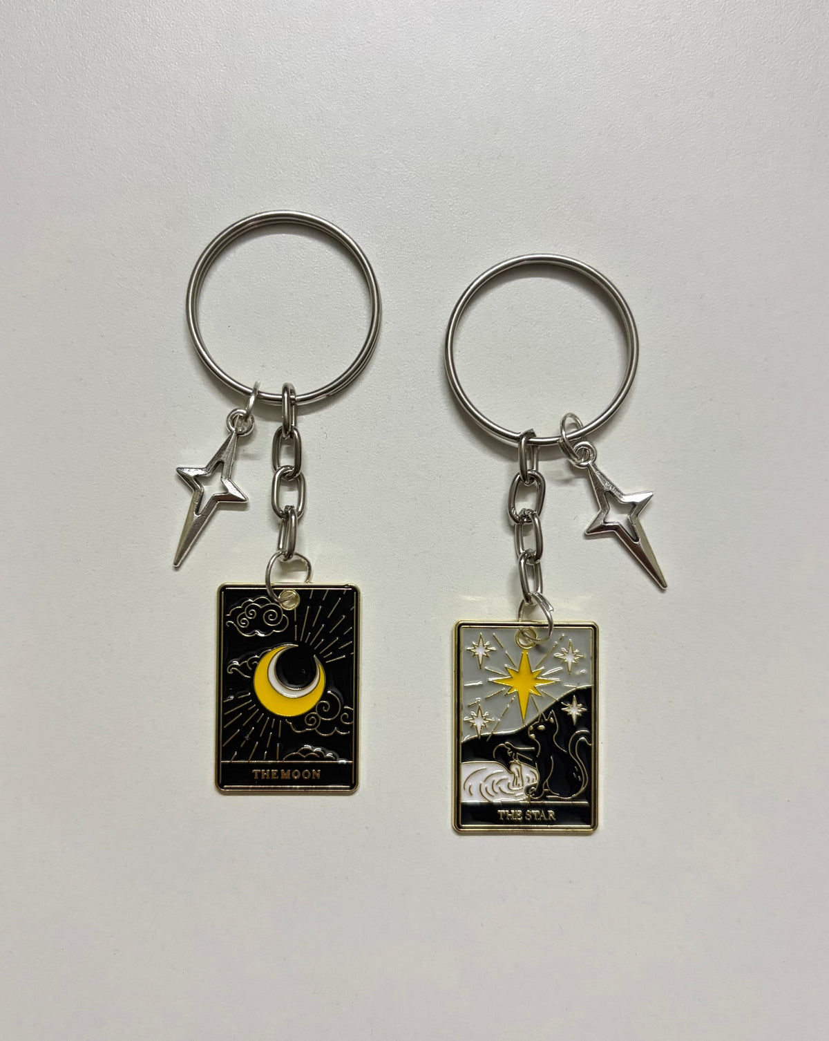 Moon & Star Matching Keychains