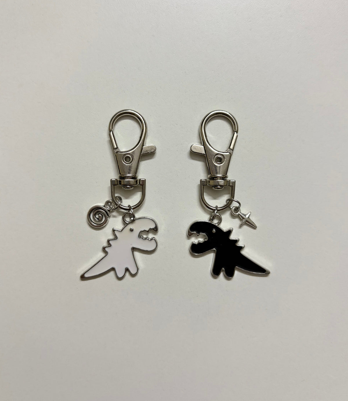 Mini Dinosaur Keychains