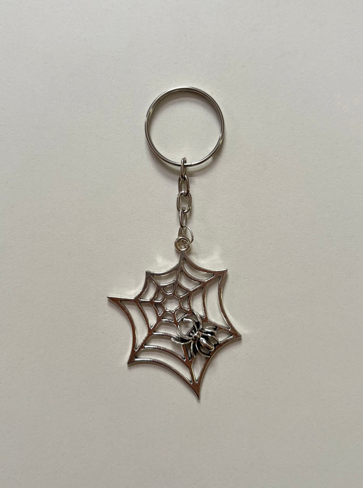 Spider Web Keychain