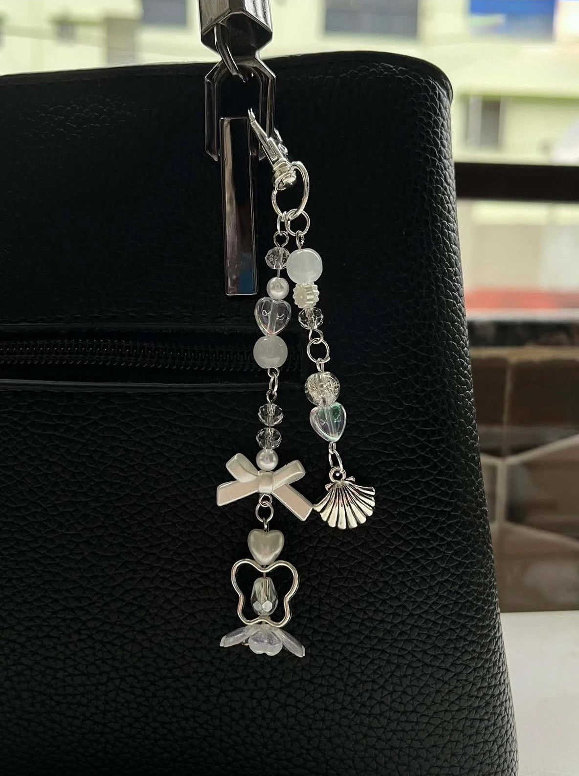 White Bagcharm